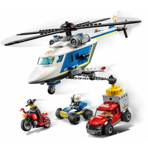 Lego City 60243 Rendőrségi helikopteres üldözés (csomagolássérült)