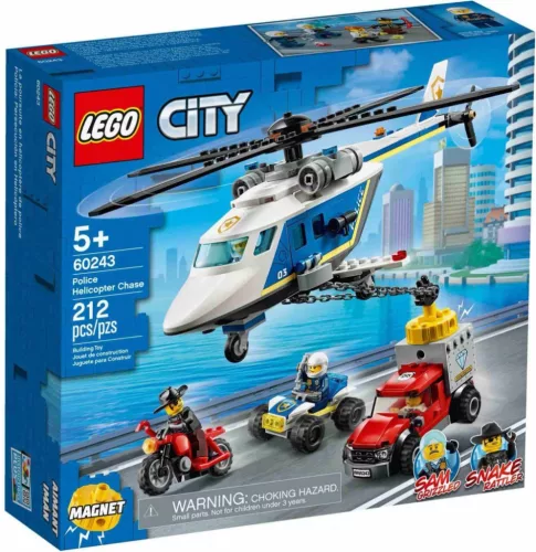 Lego City 60243 Rendőrségi helikopteres üldözés (csomagolássérült)