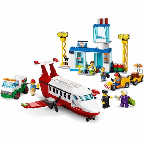 Lego City 60261 Központi reptér repülővel