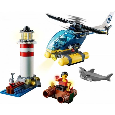 Lego City 60274 Elit rendőrségi helikopteres elfogás a világítótoronynál