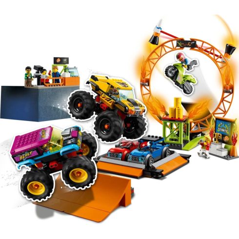 Lego City 60295 Kaszkadőr show aréna Monster Truck autókkal
