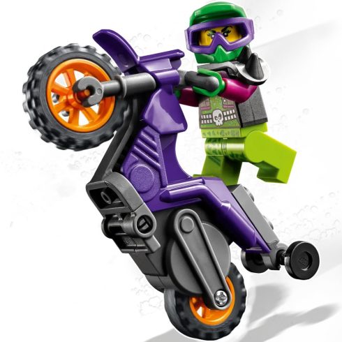 Lego City 60296 Wheelie kaszkadőr lendkerekes motor
