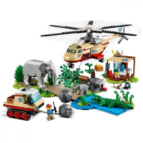 Lego City 60302 Vadvilági állatmentők helikopterrel