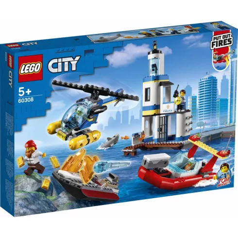 Lego City 60308 Tengerparti rendőrségi és tűzoltó bevetés