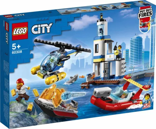 Lego City 60308 Tengerparti rendőrségi és tűzoltó bevetés