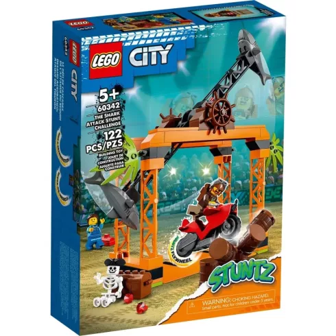 Lego City 60342 Cápatámadás kaszkadőr kihívás (csomagolássérült)