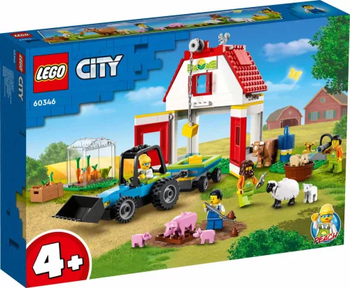 Lego City 60346 Farm traktorral és állatokkal (csomagolássérült)