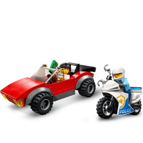 Lego City 60392 Rendőrségi motoros autós üldözés