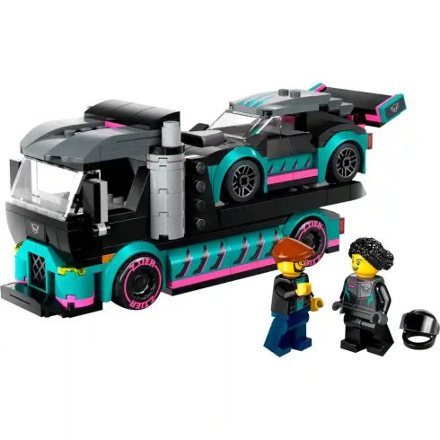 Lego City 60406 Versenyautó és autószállító teherautó