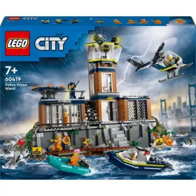   Lego City 60419 Börtönsziget helikopterrel és hajókkal (csomagolássérült)