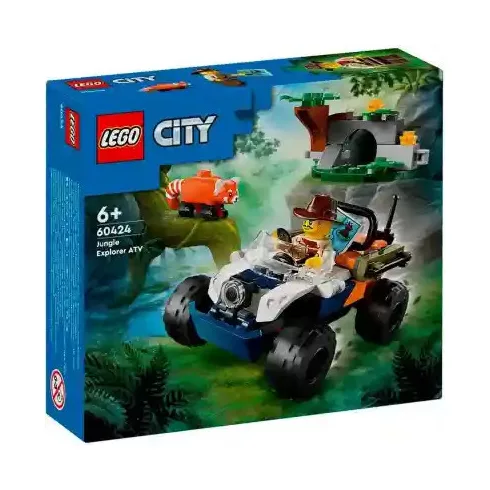 Lego City 60424 Dzsungelkutató quad - vörös macskamedve akció