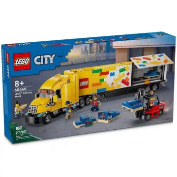 Lego City 60440 Sárga szállító kamion targoncával