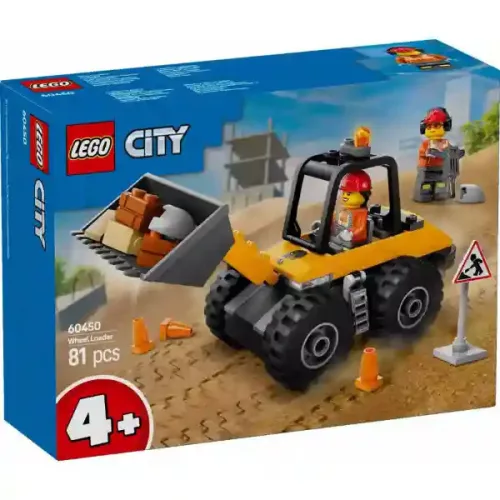 Lego City 60450 Sárga kerekes rakodógép
