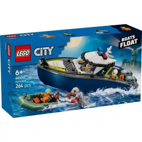 Lego City 60456 Üldözés rendőrségi csónakkal