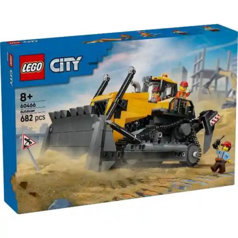 Lego City 60466 Sárga buldózer munkagép