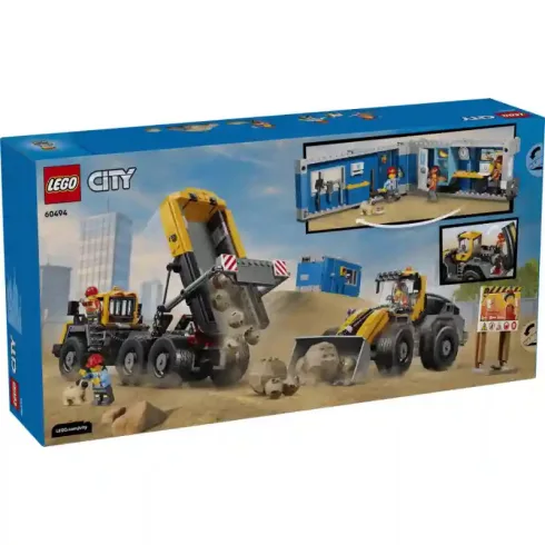 LEGO City 60494 Homlokrakodó és billenőplatós teherautó