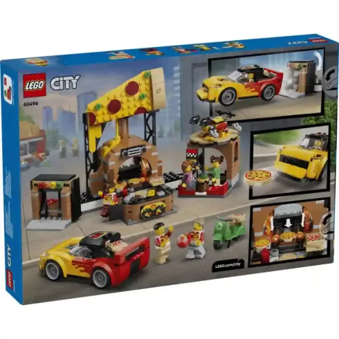 LEGO City 60496 Pizzéria kiszállító járművekkel