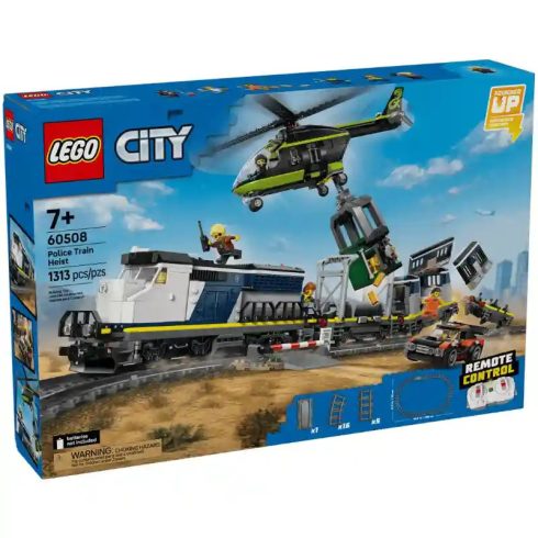 Lego City 60508 Rablás a rendőrségi RC távirányítós vonaton