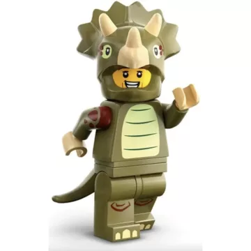   Lego 71045 Triceratopsz jelmezes rajongó zsákbamacska minifigura 25. sorozat