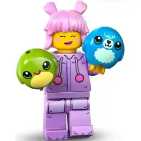   Lego 71048 Plüssgyűjtő lány zsákbamacska minifigura 27. sorozat