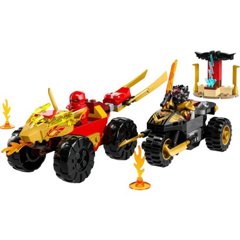 Lego Ninjago 71789 Kai és Ras autós és motoros csatája