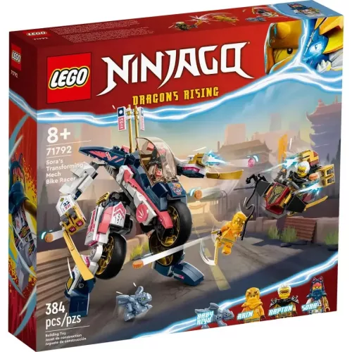 Lego Ninjago 71792 Sora átalakítható robot versenymotorja