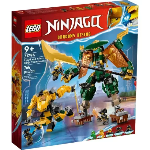 Lego Ninjago 71794 Lloyd és Arin nindzsacsapatának robotjai