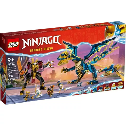 Lego Ninjago 71796 Elemi sárkányok vs. A császárnő robotja