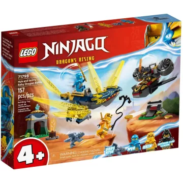   Lego Ninjago 71798 Nya és Arin csatája a kis sárkány ellen