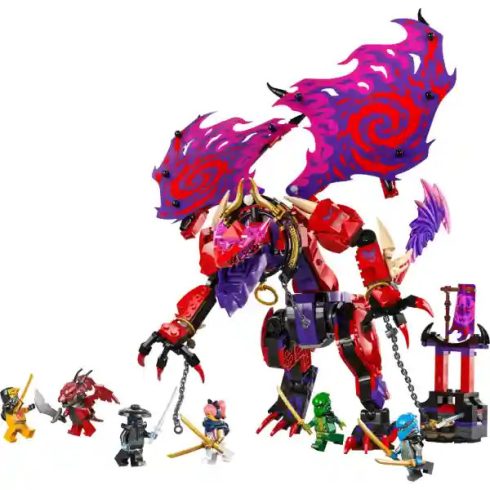 Lego Ninjago 71832 Thunderfang, a káosz sárkánya