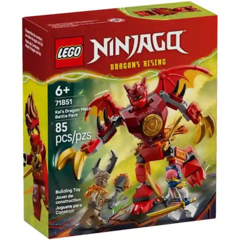 Lego Ninjago 71851 Kai sárkánypáncélja, harci csomag