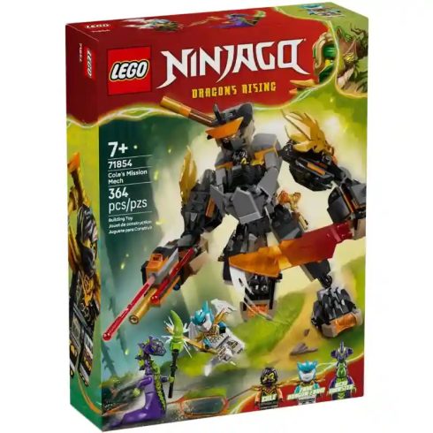 Lego Ninjago 71854 Cole akciórobotja és Sárkány Zane