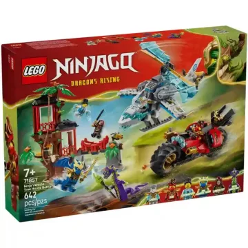 Lego Ninjago 71857 Nindzsajárművek csatája a lombháznál