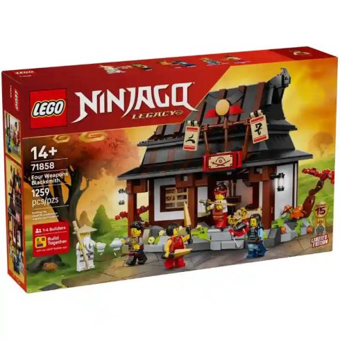 Lego Ninjago 71858 Négy Fegyver Kovácsműhely, 15. évforduló
