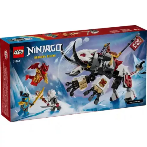 LEGO® Ninjago 71863 Zilvar és Grimtak, a sárkányszörny