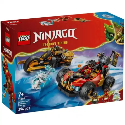 LEGO® Ninjago 71864 Kai és Cole kombinálható járművei