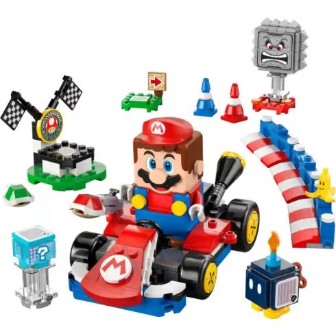 Lego Super Mario 72043 Mario Kart™ – Interaktív LEGO® Mario™ és Standard Kart autó