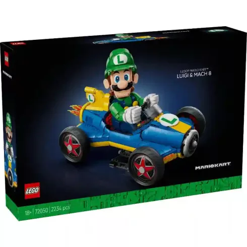 LEGO® Super Mario 72050 Mario Kart™ – Luigi és Mach 8