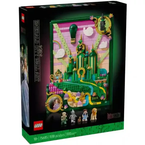 Lego Wicked 75685 Emerald City fali dekoráció