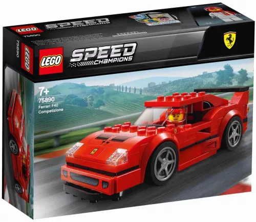 Lego Speed Champions 75890 Ferrari F40 Competizione autó