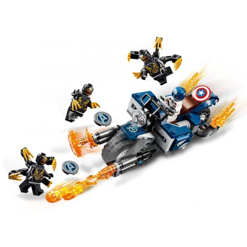 Lego Marvel 76123 Amerika Kapitány Outrider támadás