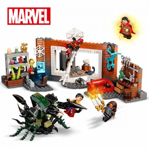 Lego Marvel 76185 Pókember a Sanctum műhelynél