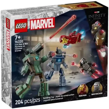 Lego Marvel 76320 Vasember és Hadigép vs. Hammer-drónok