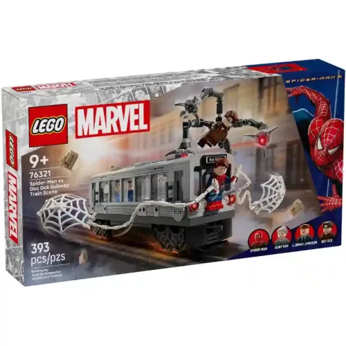 Lego Marvel 76321 Pókember és Doc Ock csatája a metrókocsiban