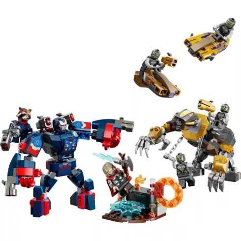 Lego Marvel 76322 Bosszúállók: Végjáték Thor a chitauri harcosok ellen