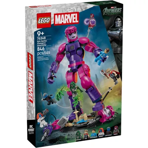 LEGO® Marvel 76348 Hősies küzdelem: Bosszúállók: Doctor Doom ébredése