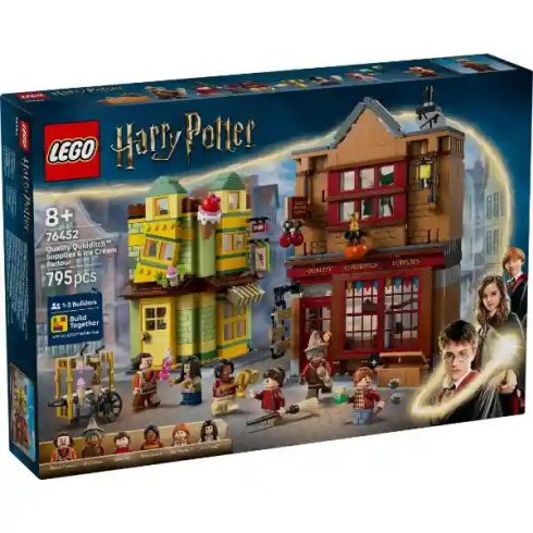 Lego Harry Potter 76452 Kviddics™ a javából sportszaküzlet és a Fagylaltszalon
