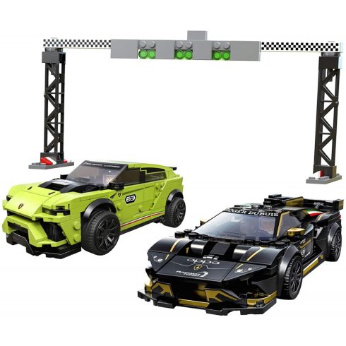 Lego Speed Champions 76899 Lamborghini Urus ST-X & Lamborghini Huracán Super Trofeo EVO autók