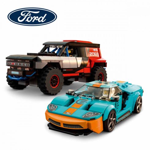 Lego Speed Champions 76905 Ford GT Heritage Edition és Bronco R versenyautók