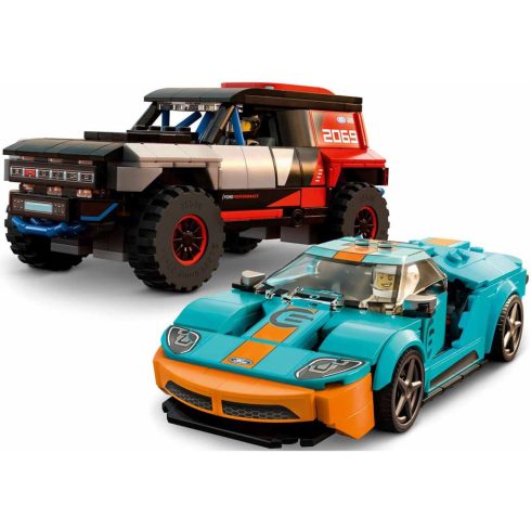 Lego Speed Champions 76905 Ford GT Heritage Edition és Bronco R versenyautók